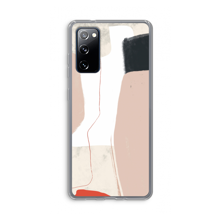 Lava: Samsung Galaxy S20 FE / S20 FE 5G Transparant Hoesje