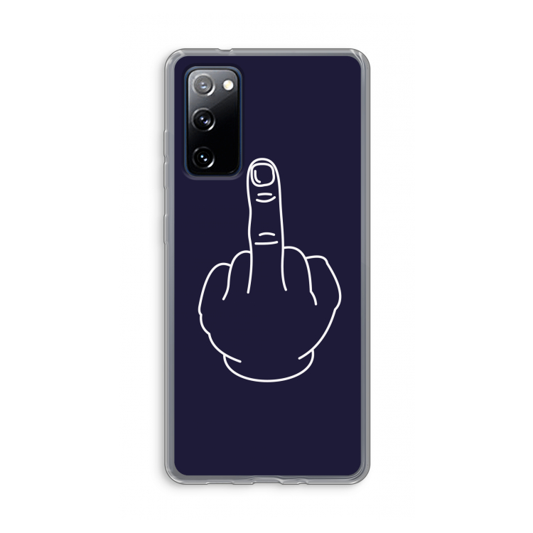 F**k U: Samsung Galaxy S20 FE / S20 FE 5G Transparant Hoesje