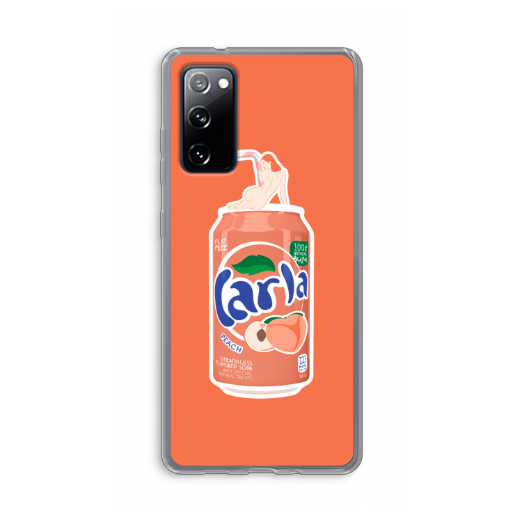 S(peach)less: Samsung Galaxy S20 FE / S20 FE 5G Transparant Hoesje