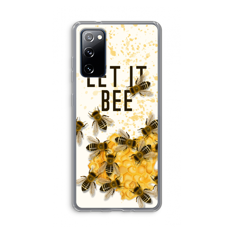Let it bee: Samsung Galaxy S20 FE / S20 FE 5G Transparant Hoesje