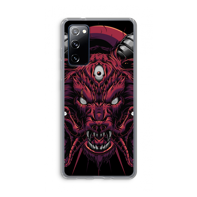 Hell Hound and Serpents: Samsung Galaxy S20 FE / S20 FE 5G Transparant Hoesje