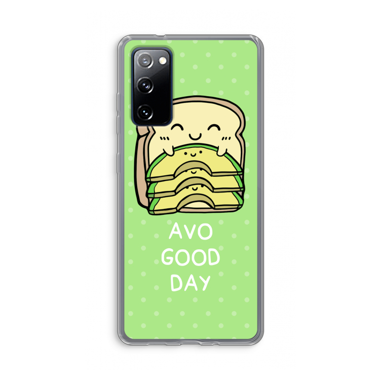 Avo Good Day: Samsung Galaxy S20 FE / S20 FE 5G Transparant Hoesje