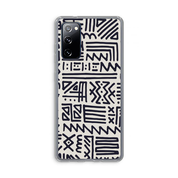 Marrakech print: Samsung Galaxy S20 FE / S20 FE 5G Transparant Hoesje