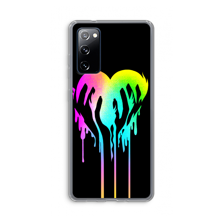 Hold My Heart: Samsung Galaxy S20 FE / S20 FE 5G Transparant Hoesje