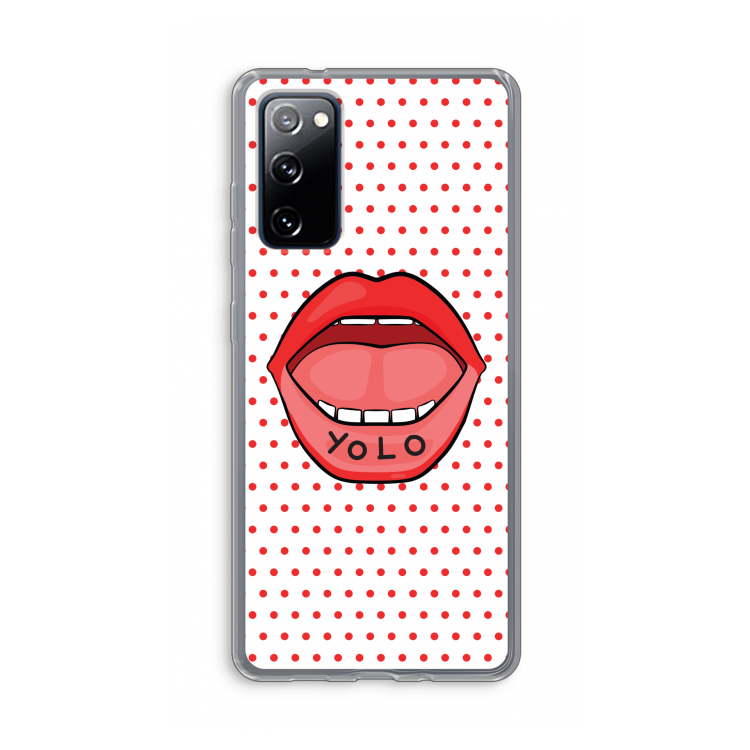 Yolo Denise: Samsung Galaxy S20 FE / S20 FE 5G Transparant Hoesje