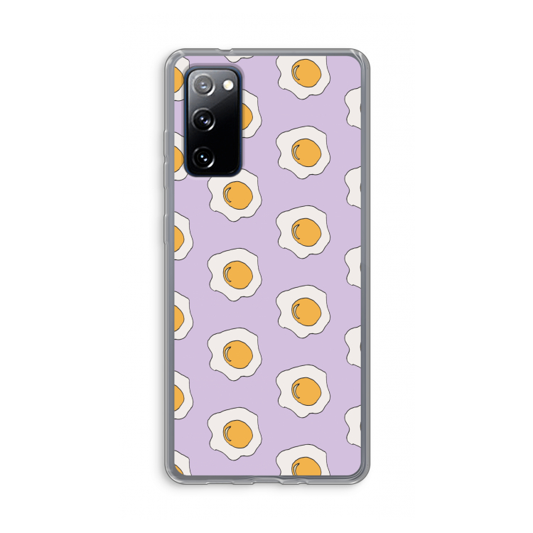 Bacon to my eggs #1: Samsung Galaxy S20 FE / S20 FE 5G Transparant Hoesje