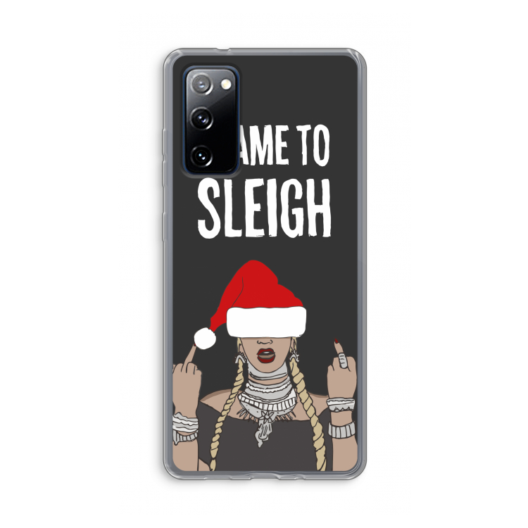 Came To Sleigh: Samsung Galaxy S20 FE / S20 FE 5G Transparant Hoesje