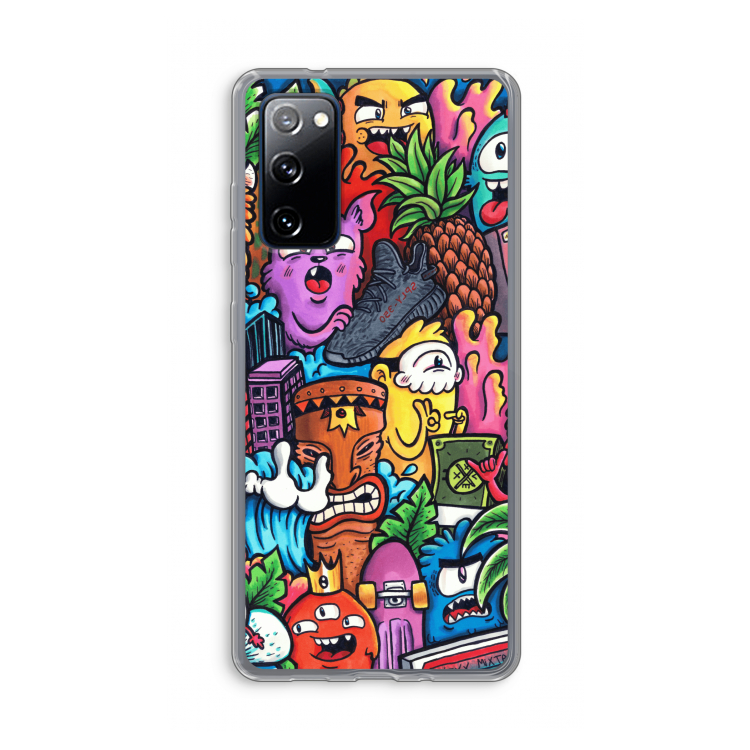 Vexx Mixtape: Samsung Galaxy S20 FE / S20 FE 5G Transparant Hoesje