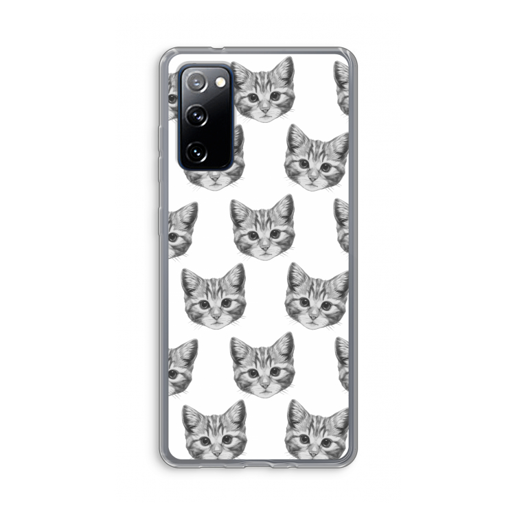 Kitten: Samsung Galaxy S20 FE / S20 FE 5G Transparant Hoesje