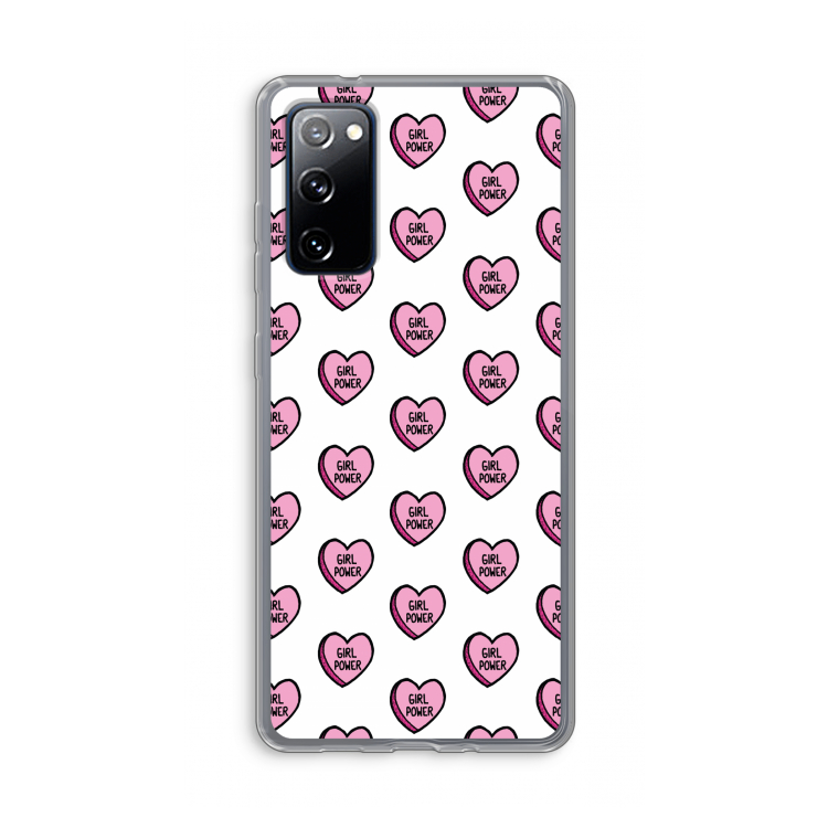 GIRL POWER: Samsung Galaxy S20 FE / S20 FE 5G Transparant Hoesje