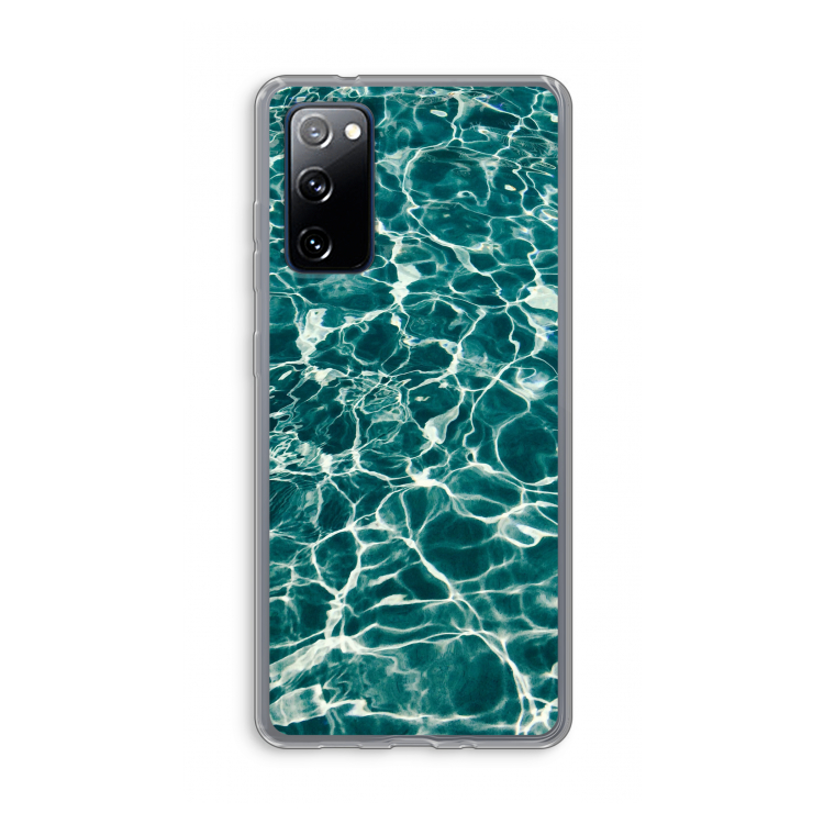 Weerkaatsing water: Samsung Galaxy S20 FE / S20 FE 5G Transparant Hoesje