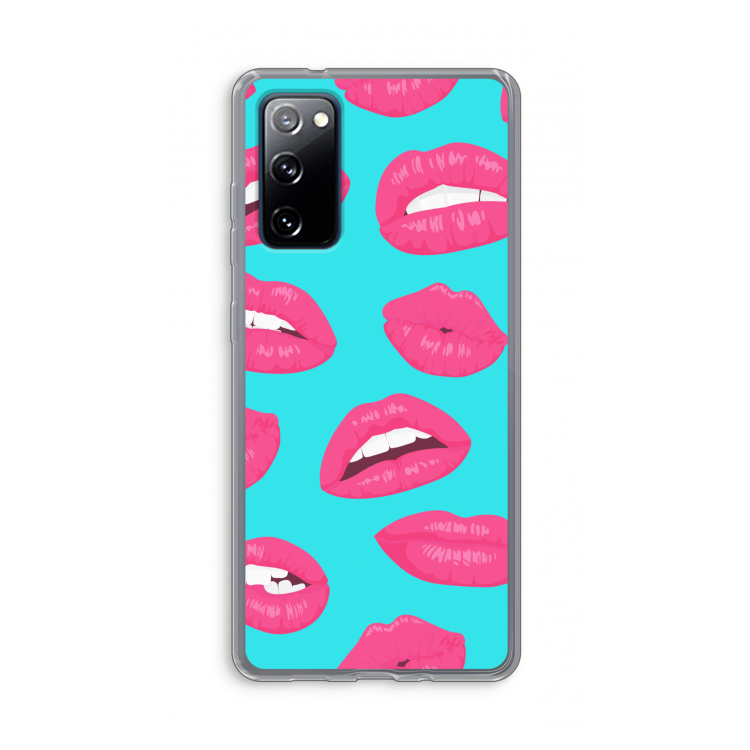 Bite my lip: Samsung Galaxy S20 FE / S20 FE 5G Transparant Hoesje