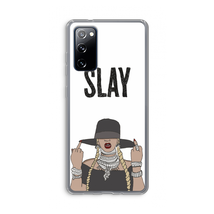 Slay All Day: Samsung Galaxy S20 FE / S20 FE 5G Transparant Hoesje