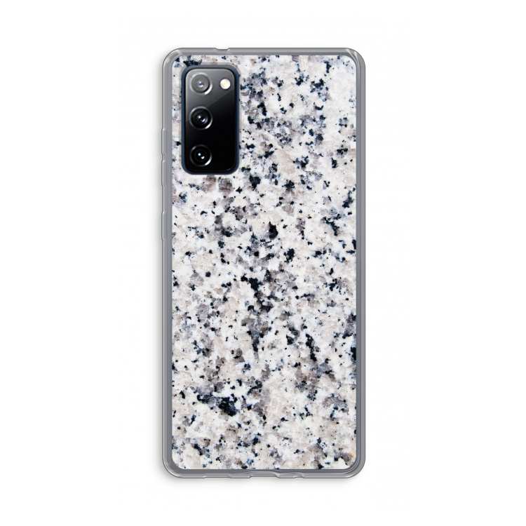 Gespikkelde marmer: Samsung Galaxy S20 FE / S20 FE 5G Transparant Hoesje