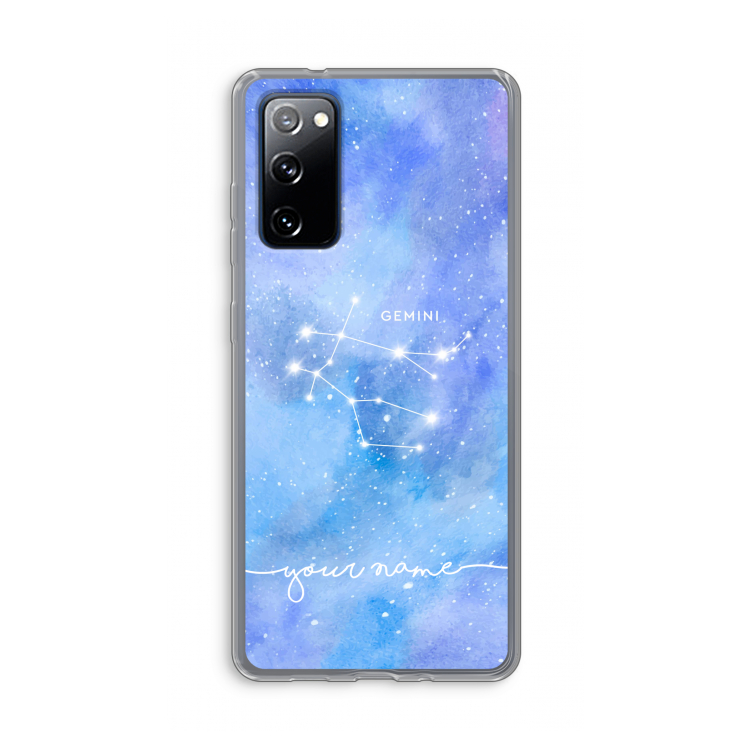 Sterrenbeeld - Licht: Samsung Galaxy S20 FE / S20 FE 5G Transparant Hoesje