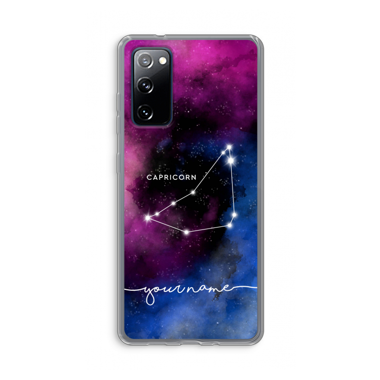 Sterrenbeeld - Donker: Samsung Galaxy S20 FE / S20 FE 5G Transparant Hoesje