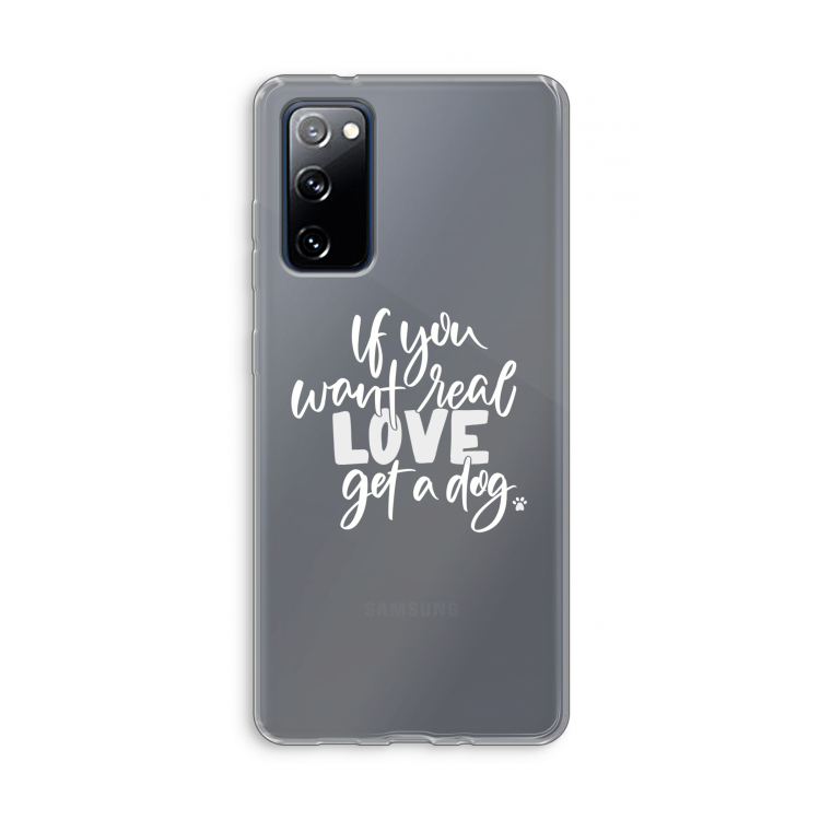 Partner in crime: Samsung Galaxy S20 FE / S20 FE 5G Transparant Hoesje