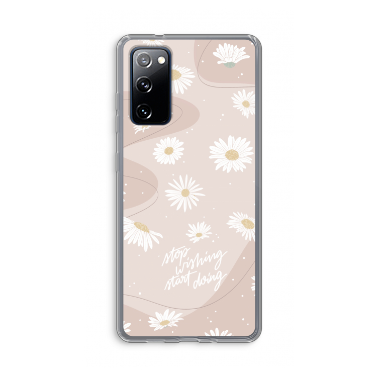 Daydreaming becomes reality: Samsung Galaxy S20 FE / S20 FE 5G Transparant Hoesje