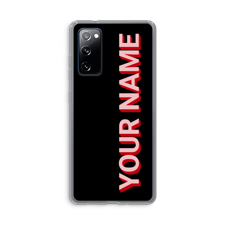 Namecase: Samsung Galaxy S20 FE / S20 FE 5G Transparant Hoesje