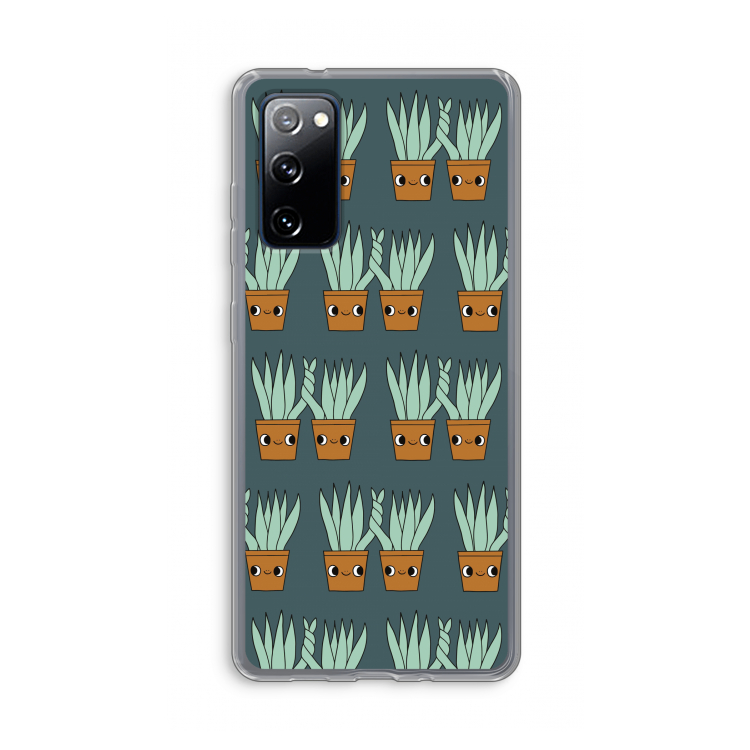 Sansevieria: Samsung Galaxy S20 FE / S20 FE 5G Transparant Hoesje