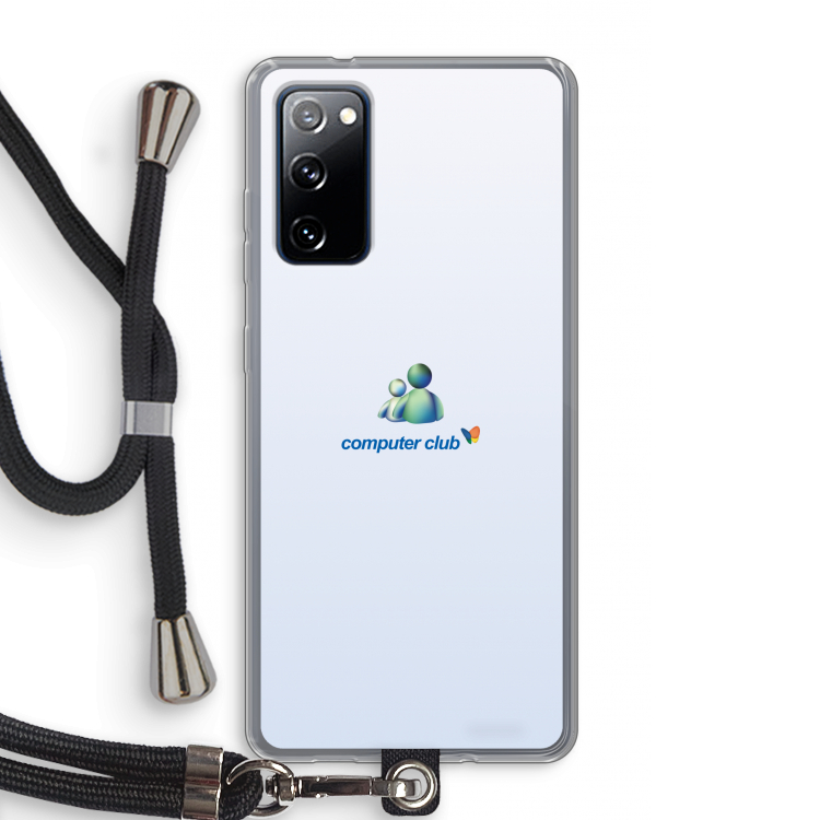 MSN: Samsung Galaxy S20 FE / S20 FE 5G Transparant Hoesje met koord