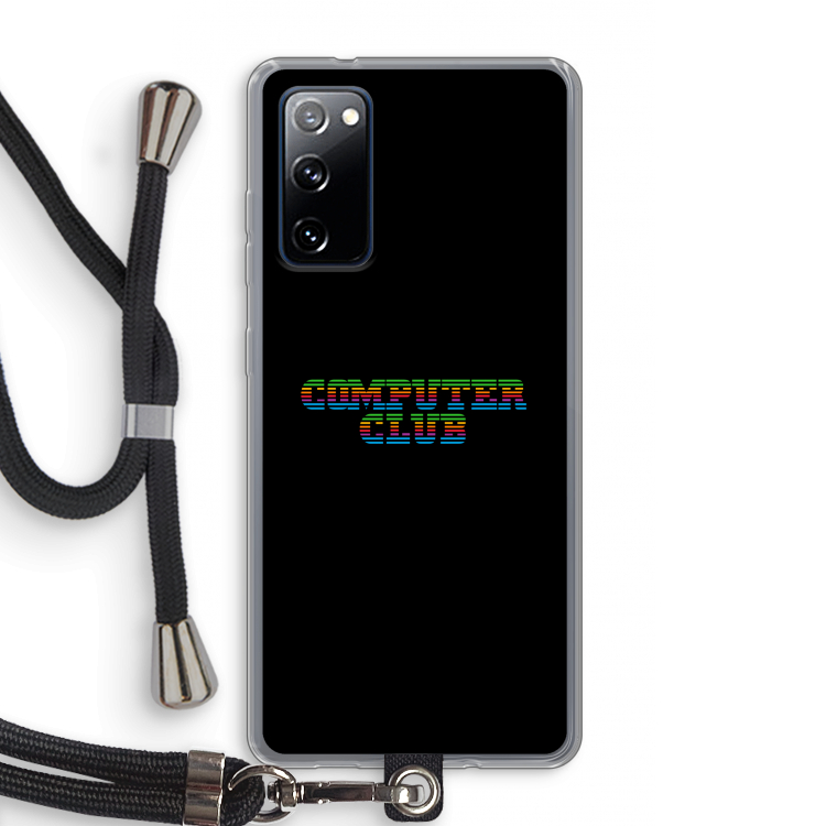 Retro: Samsung Galaxy S20 FE / S20 FE 5G Transparant Hoesje met koord