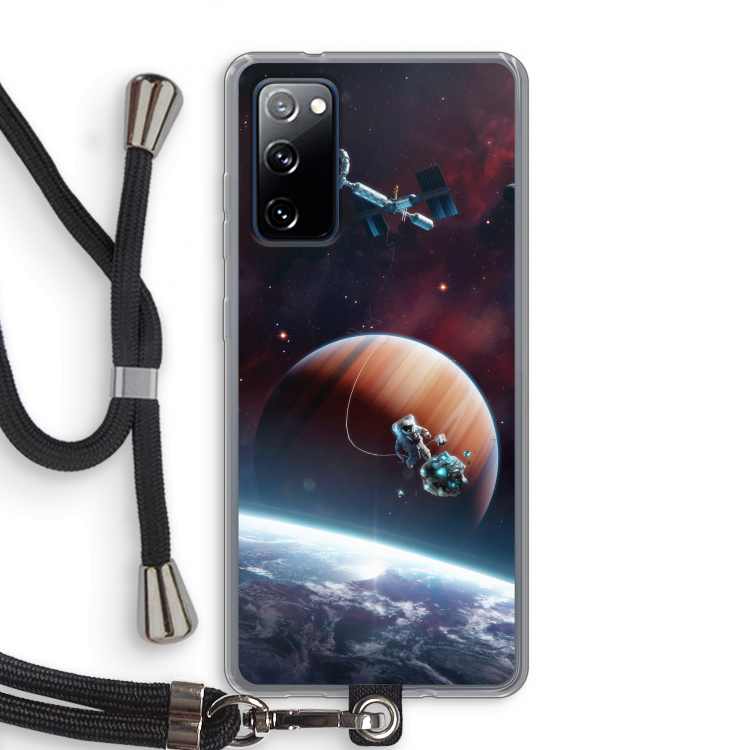 Examiner: Samsung Galaxy S20 FE / S20 FE 5G Transparant Hoesje met koord