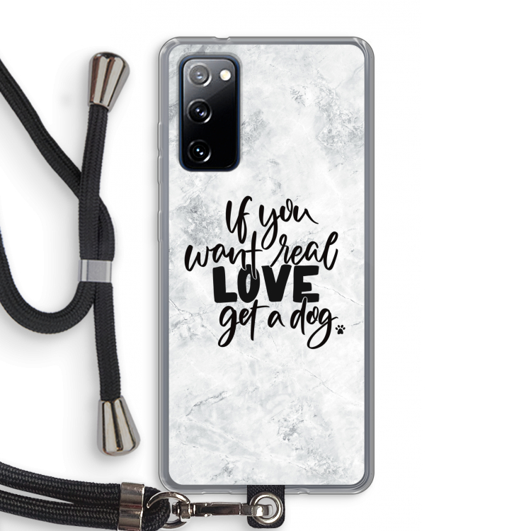 Partner in crime: Samsung Galaxy S20 FE / S20 FE 5G Transparant Hoesje met koord