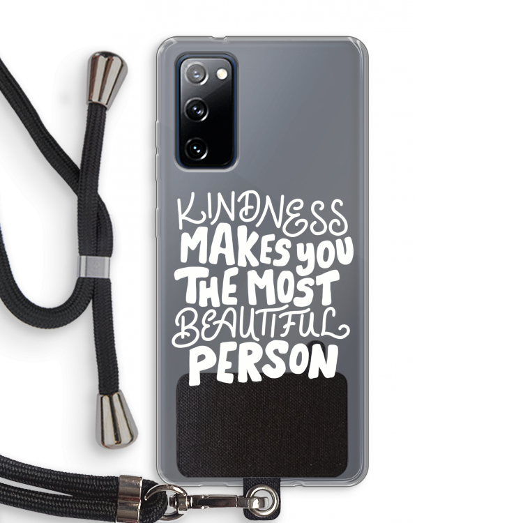 The prettiest: Samsung Galaxy S20 FE / S20 FE 5G Transparant Hoesje met koord