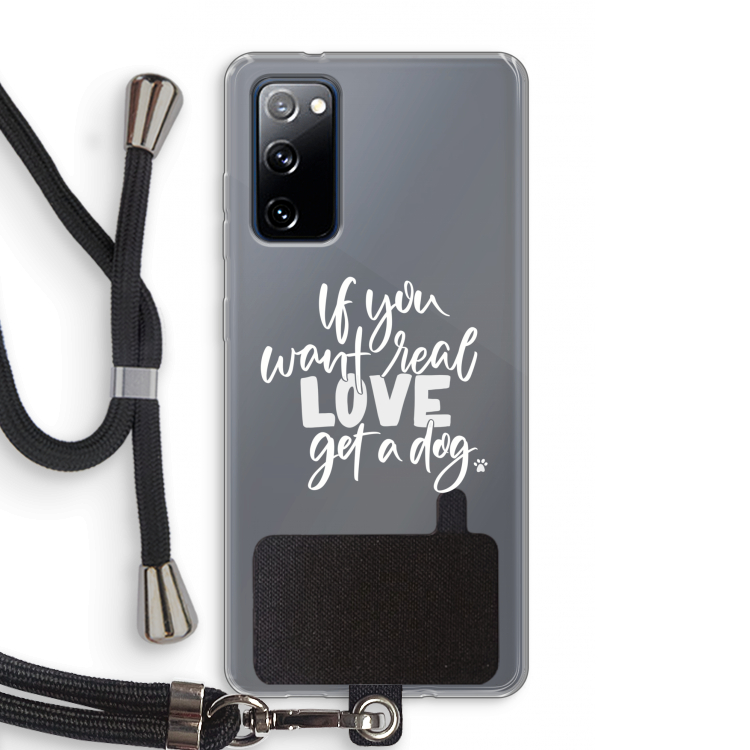 Partner in crime: Samsung Galaxy S20 FE / S20 FE 5G Transparant Hoesje met koord