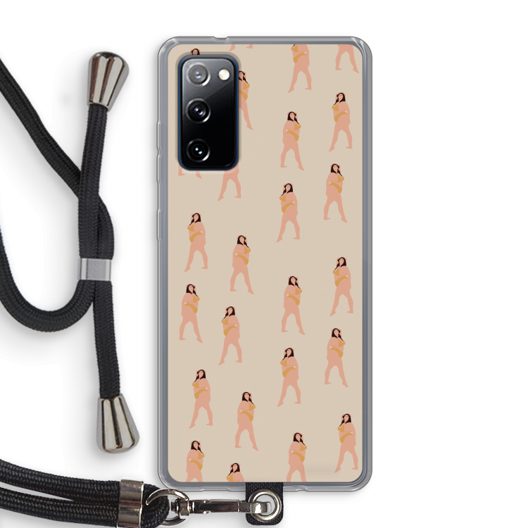 You're so golden: Samsung Galaxy S20 FE / S20 FE 5G Transparant Hoesje met koord