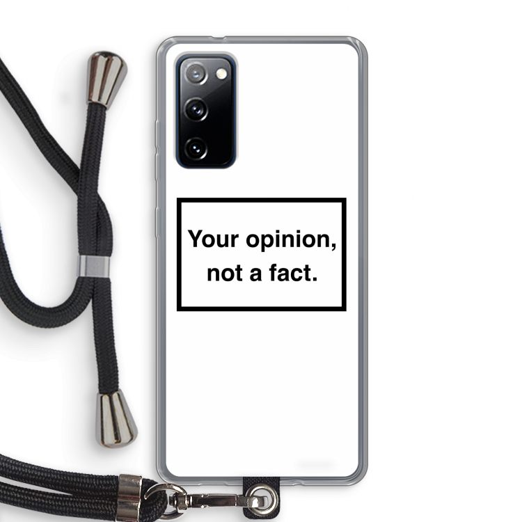 Your opinion: Samsung Galaxy S20 FE / S20 FE 5G Transparant Hoesje met koord