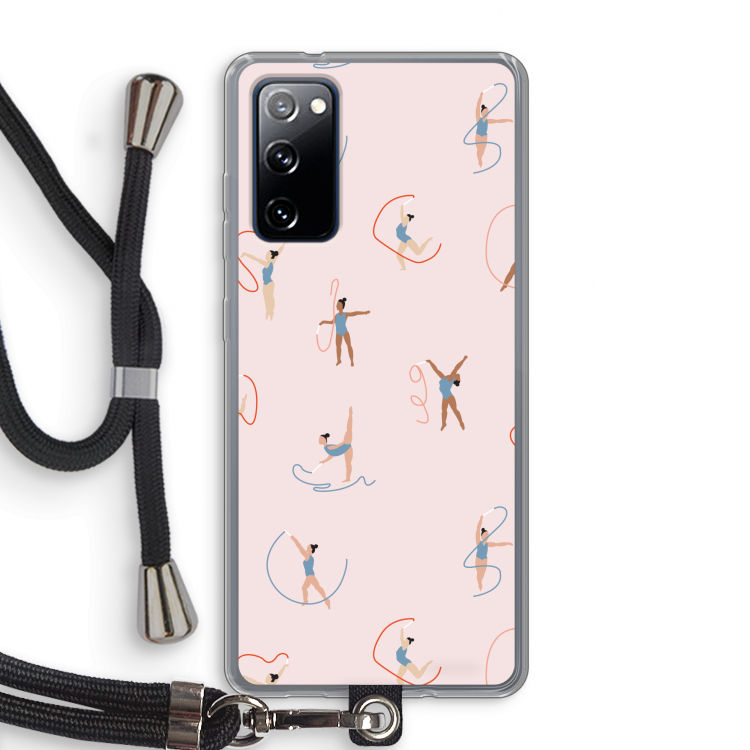 Dancing #3: Samsung Galaxy S20 FE / S20 FE 5G Transparant Hoesje met koord
