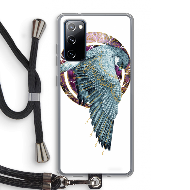 Golden Falcon: Samsung Galaxy S20 FE / S20 FE 5G Transparant Hoesje met koord