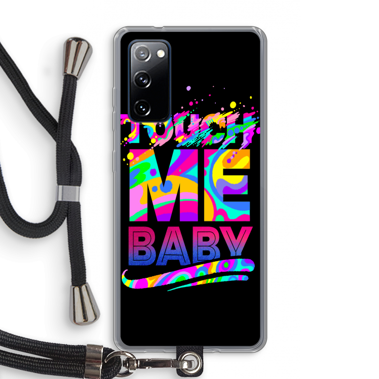 Touch Me: Samsung Galaxy S20 FE / S20 FE 5G Transparant Hoesje met koord