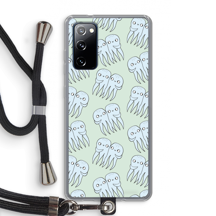 Octopussen: Samsung Galaxy S20 FE / S20 FE 5G Transparant Hoesje met koord