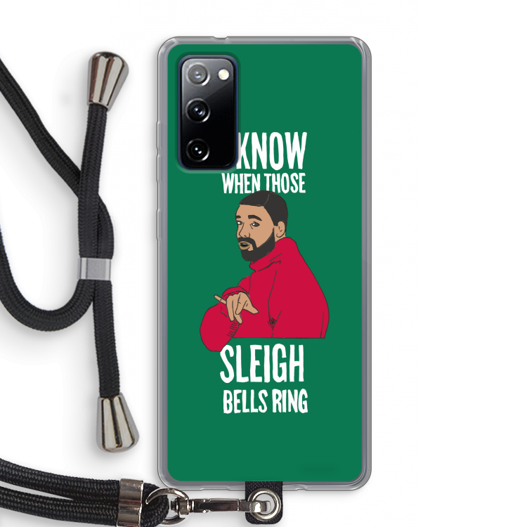 Sleigh Bells Ring: Samsung Galaxy S20 FE / S20 FE 5G Transparant Hoesje met koord