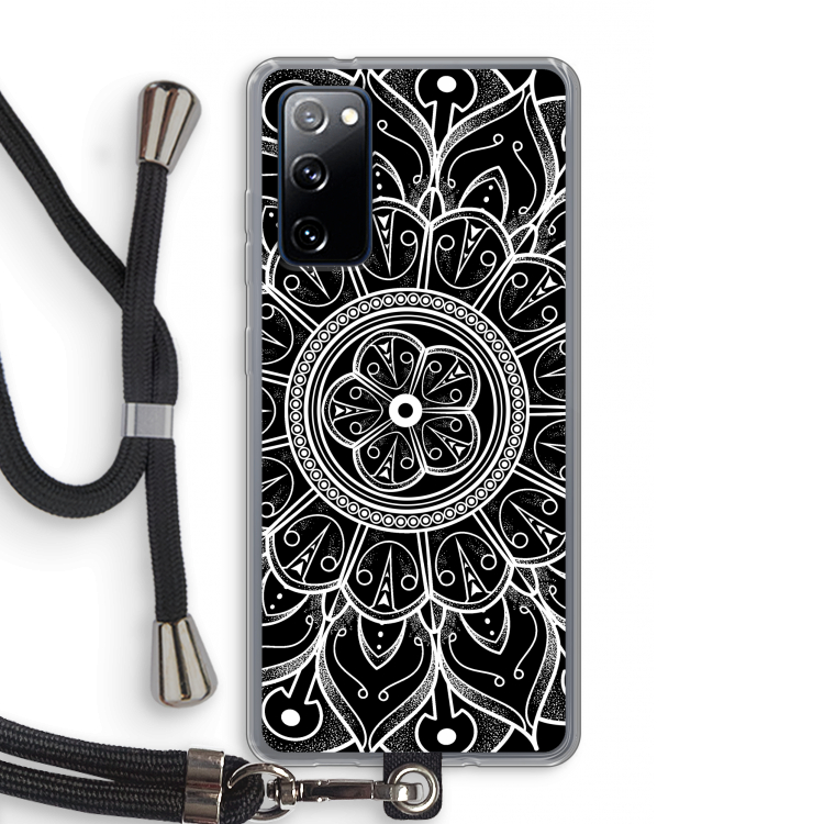 Roses Are Red: Samsung Galaxy S20 FE / S20 FE 5G Transparant Hoesje met koord
