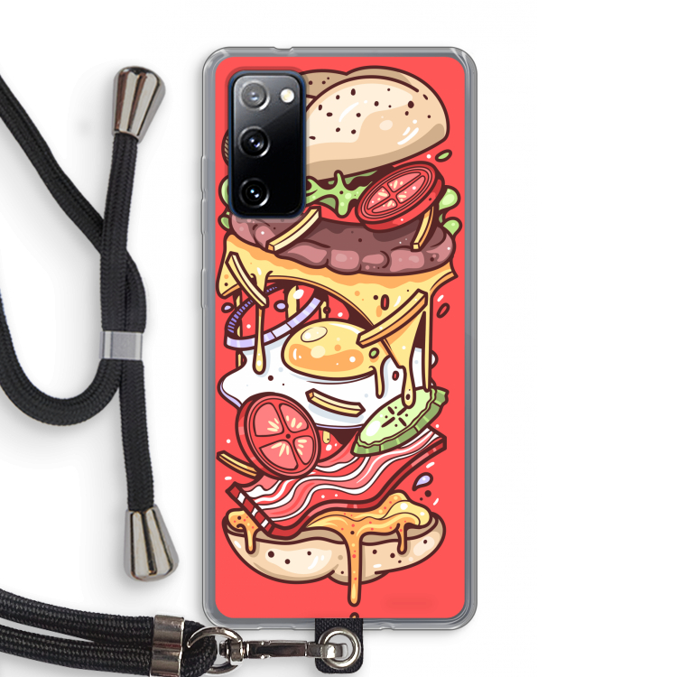 Diet Coke Please: Samsung Galaxy S20 FE / S20 FE 5G Transparant Hoesje met koord