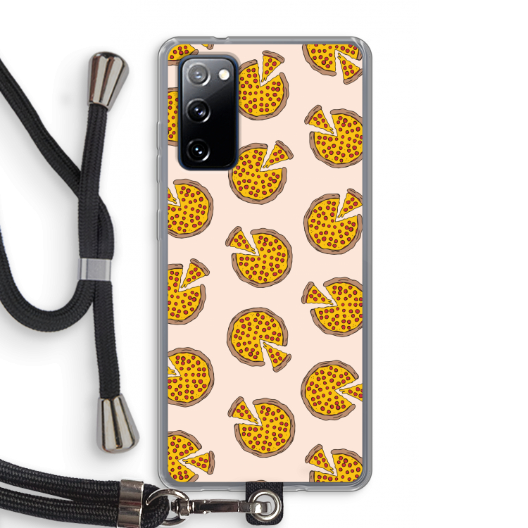 You Had Me At Pizza: Samsung Galaxy S20 FE / S20 FE 5G Transparant Hoesje met koord