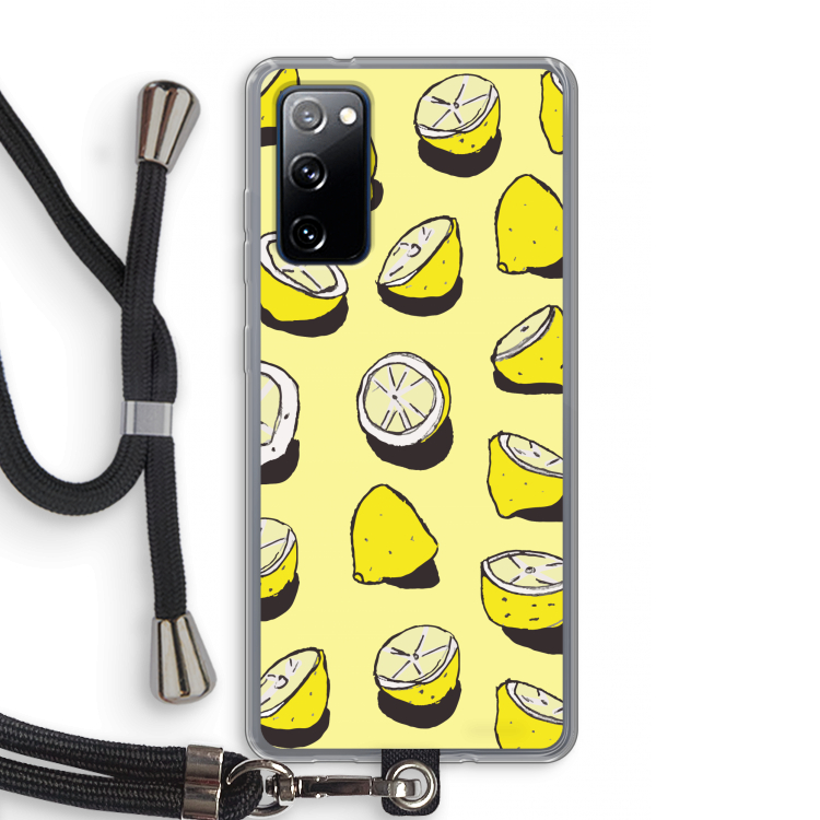 When Life Gives You Lemons...: Samsung Galaxy S20 FE / S20 FE 5G Transparant Hoesje met koord