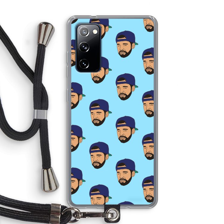 Drake Away: Samsung Galaxy S20 FE / S20 FE 5G Transparant Hoesje met koord