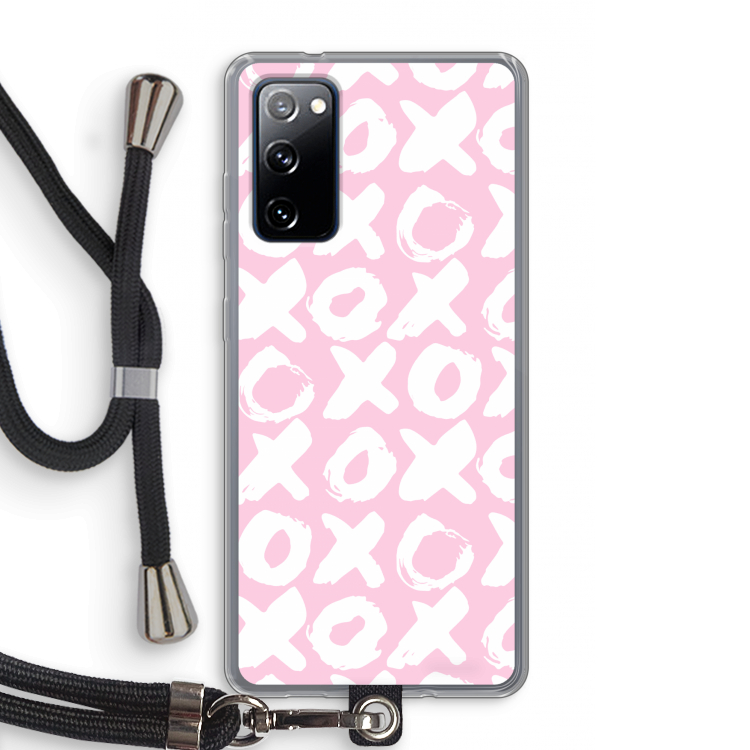 XOXO: Samsung Galaxy S20 FE / S20 FE 5G Transparant Hoesje met koord