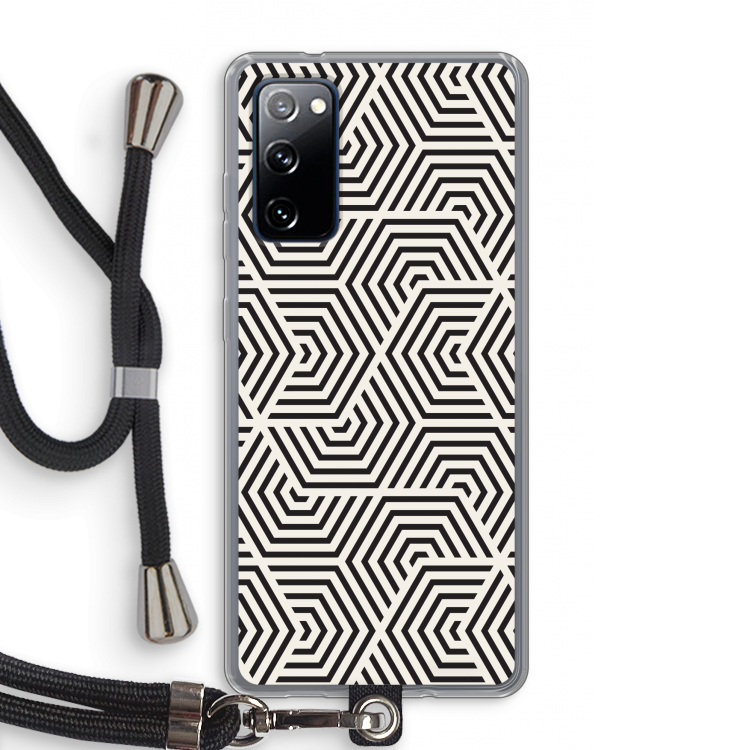 Magic pattern: Samsung Galaxy S20 FE / S20 FE 5G Transparant Hoesje met koord