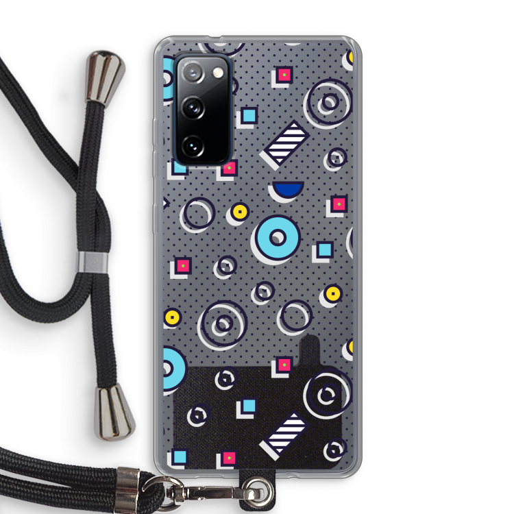 8-bit N°9: Samsung Galaxy S20 FE / S20 FE 5G Transparant Hoesje met koord