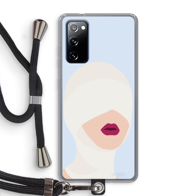 Incognito: Samsung Galaxy S20 FE / S20 FE 5G Transparant Hoesje met koord