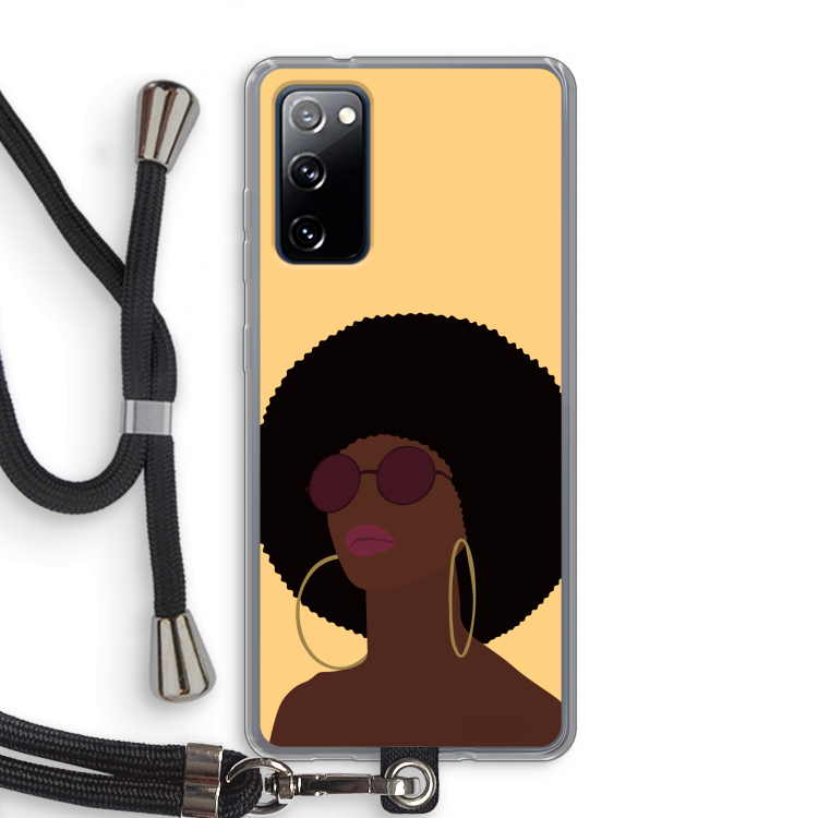 Golden hour: Samsung Galaxy S20 FE / S20 FE 5G Transparant Hoesje met koord