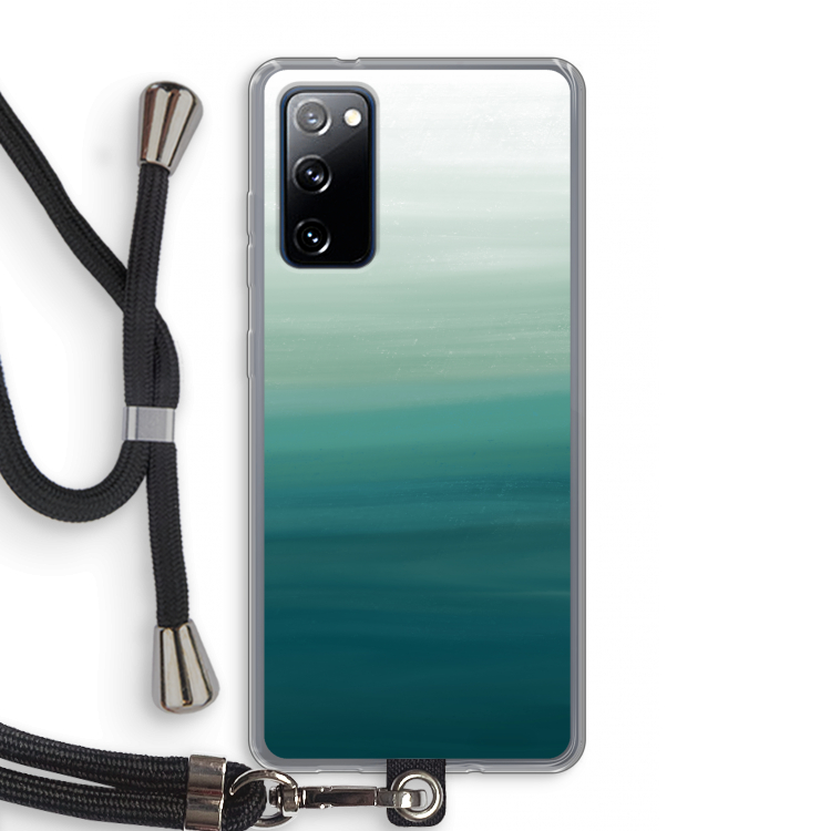 Ocean: Samsung Galaxy S20 FE / S20 FE 5G Transparant Hoesje met koord