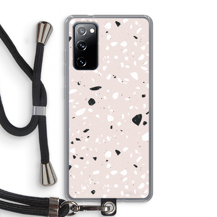 Terrazzo N°20: Samsung Galaxy S20 FE / S20 FE 5G Transparant Hoesje met koord