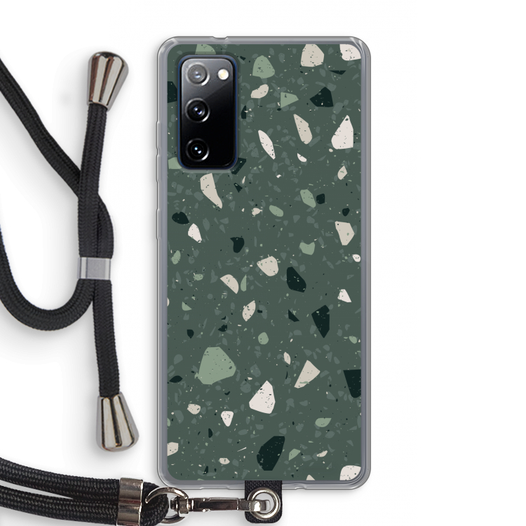 Terrazzo N°19: Samsung Galaxy S20 FE / S20 FE 5G Transparant Hoesje met koord